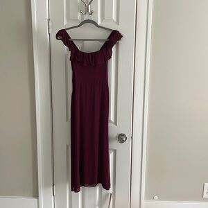 Reformation plum dress NWT size 2.